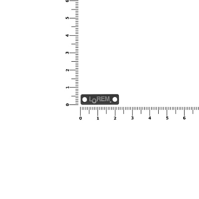 Шильдик металлический Alfa Liten, серый металлик