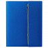 Папка А4  "PATRIX"  с блокнотом и карманом  на молнии, синяя, полиэстер 600D - Фото 1