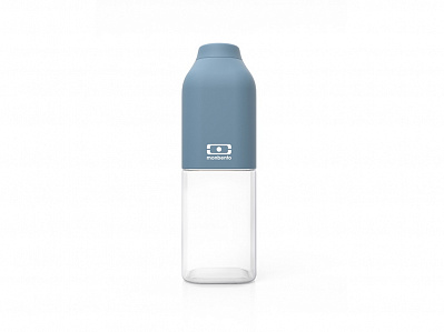 Бутылка спортивная MB Positive, 500 мл (Голубой (denim)/прозрачный)