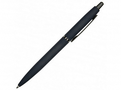 Ручка металлическая шариковая San Remo, софт тач (Темно-синий)