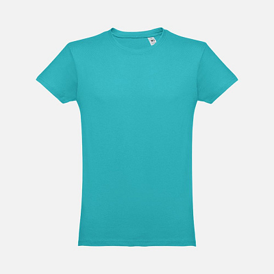 Футболка мужская Luanda, бирюзовая (Бирюзовый)