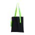 Шоппер Superbag black с ремувкой 4sb (чёрный с салатовым) - Фото 3