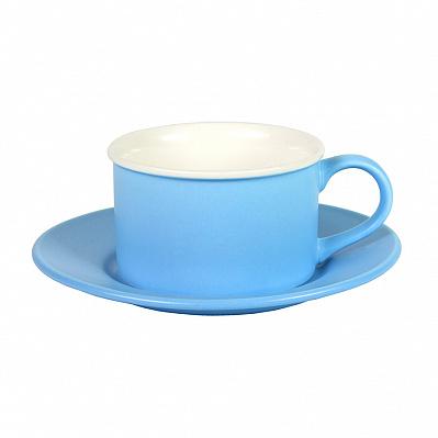 Чайная пара ICE CREAM (Голубой, белый)