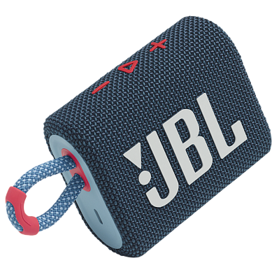 Портативная колонка JBL GO 3, сине-розовый (Синий)