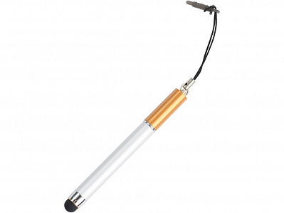 Ручка-подвеска на мобильный телефон (Белый/оранжевый/черный)