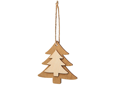 Деревянная подвеска на елку Firtree