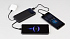 Зарядное (22.5W) устройство "Grade SOFTTOUCH" 10000 mAh с подсветкой логотипа, встроенными кабелями и цифровым индикатором заряда, черный - Фото 4