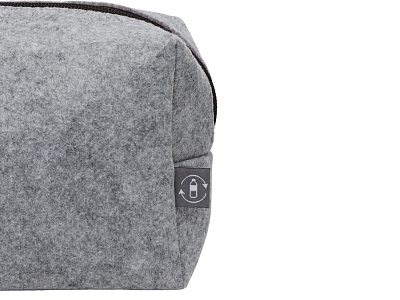 Косметичка из РПЕТ фетра с ручкой Felt