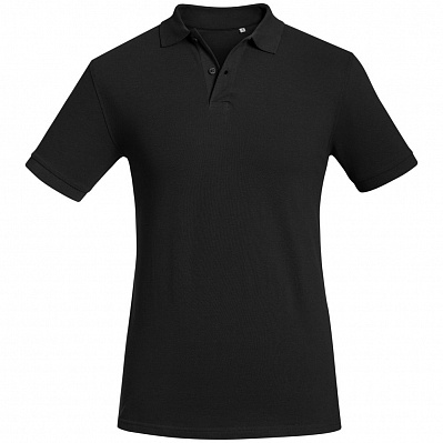 Рубашка поло мужская Inspire, черная (Черный)