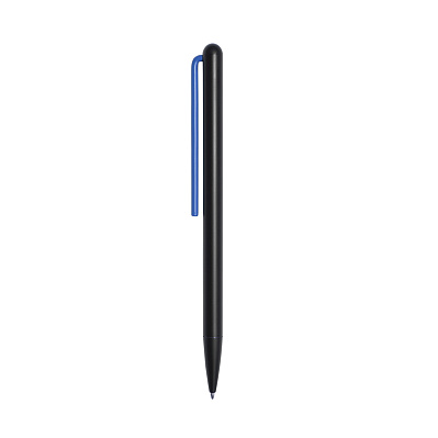 Шариковая ручка Pininfarina GrafeeX с синим клипом в чехле (Синий; черный)