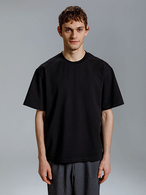 Футболка оверсайз Kangas, черная (Чёрный)