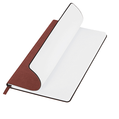 Ежедневник Marseille недатированный без печати, коричневый (Sketchbook) (Коричневый, белый)