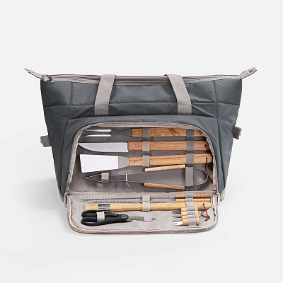 Набор для барбекю Grillmoor, темно-серый (графит) (Графит) Набор для барбекю Grillmoor, темно-серый (графит) (Графит)