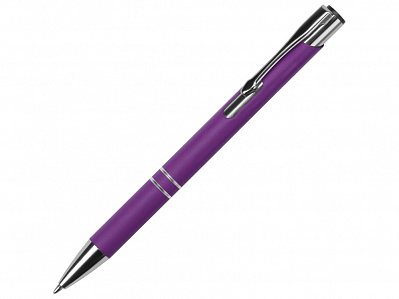 Ручка металлическая шариковая Legend Gum soft-touch (Фиолетовый)