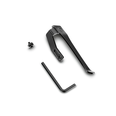 Зажим для переноски мультитулов Victorinox Swiss Tool, стальной, чёрный, в блистере (Черный)