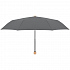Зонт складной Nature Mini, серый - Фото 2