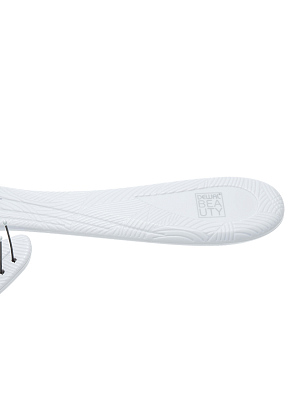 Щетка Dewal Beauty серия "Ocean wave", продувная, с нейлоновым штифтом, форма волна, серая