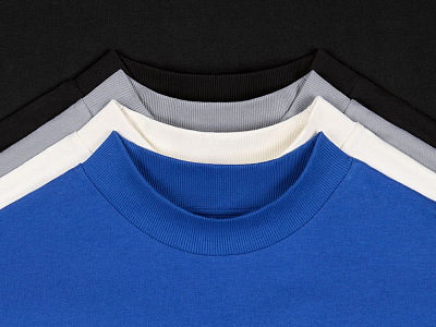 Футболка оверсайз унисекс T9, синяя