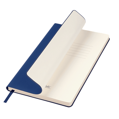 Ежедневник Спарк (Spark) недатированный, синий (с упаковкой, со стикерами)