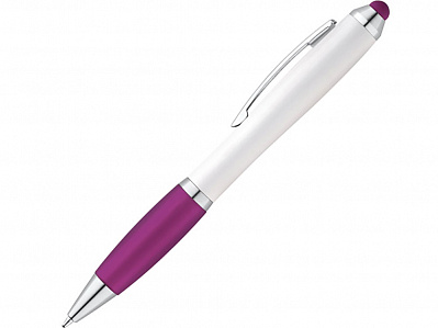 Шариковая ручка с зажимом из металла SANS (Пурпурный)