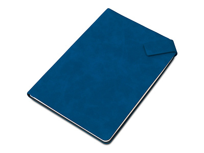 Блокнот А5 в гибкой обложке Chaplin (Синий)