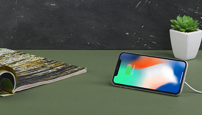 Настольное беспроводное зарядное устройство-подставка "Satellite" , белый