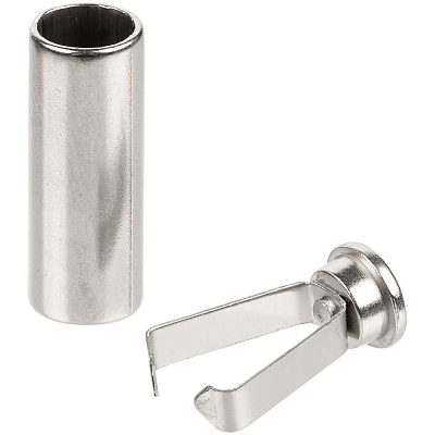 Наконечник для шнурка Nozzle, ver.2, серебристый