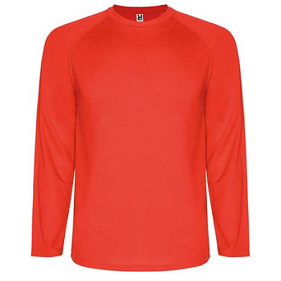 Спортивная футболка MONTECARLO L/S мужская, КРАСНЫЙ L (Красный)