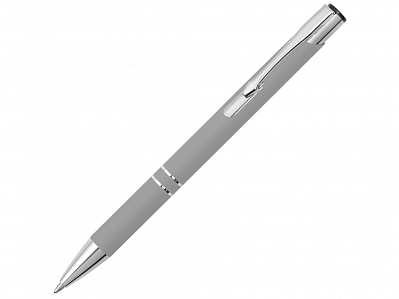 Ручка металлическая шариковая Legend Gum soft-touch (Серый)