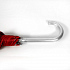 Зонт-трость SILVER, пластиковая ручка, полуавтомат - Фото 3