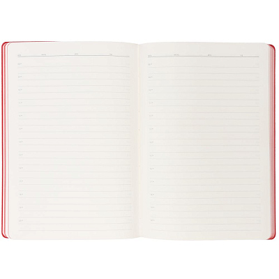 Ежедневник Flexpen Black, недатированный, черный с красным