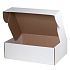 Подарочная коробка универсальная средняя, белая, 345 х 255 х 110мм - Фото 1
