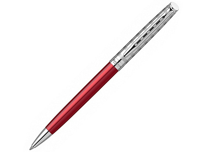 Ручка шариковая Hemisphere French riviera Deluxe (Красный, серебристый)