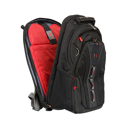 Рюкзак WENGER Legacy 16'', черный/серый, полиэстер/ПВХ, 35 x 25 x 45 см, 24 л