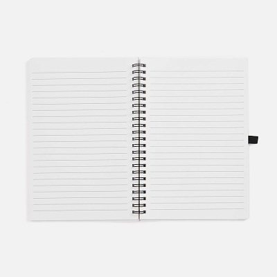 Блокнот на пружине Stone Line, белый