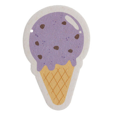 Спонж Dewal Beauty для снятия макияжа «мороженое»,108 х 72 мм, 1 шт (Разноцветный)