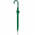 Зонт-трость с пластиковой ручкой, механический; зеленый; D=103 см; 100% полиэстер 190 T - Фото 3