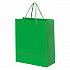 Пакет подарочный GLAM 27х12х32  см, зелёный - Фото 1
