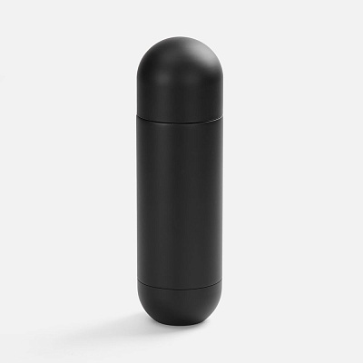 Термос Tubula Soft Touch, черный (Чёрный)