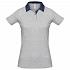 Рубашка поло женская DNM Forward серый меланж - Фото 1