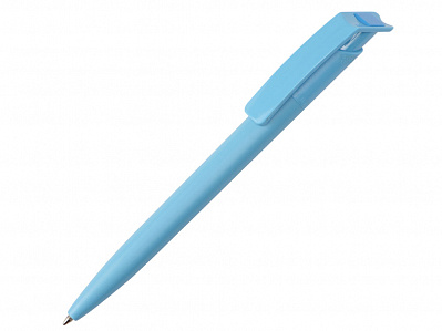 Ручка пластиковая шариковая Recycled Pet Pen F (Голубой)