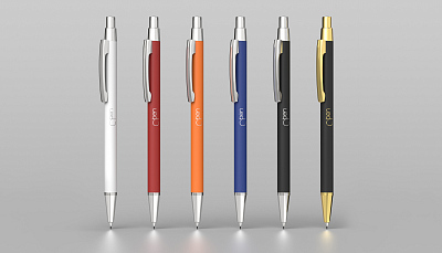 Карандаш механический "Ray", покрытие soft touch, красный