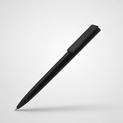 Ручка пластиковая шариковая Taper Solid (Чёрный)