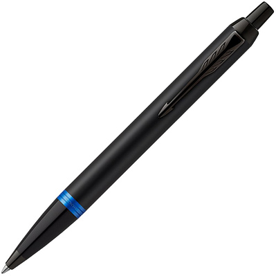 Ручка шариковая Parker IM Professionals Marine Blue BT, черная с синим (Синий)