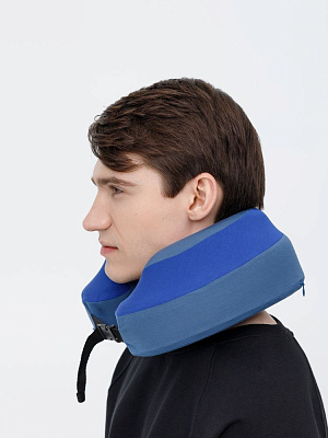 Дорожная подушка Piligrim, синяя