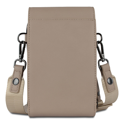 Сумка наплечная BUGATTI Almata, песочная, полиуретан, 11х4х19 см