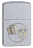 Зажигалка ZIPPO Classic с покрытием Satin Chrome™, латунь/сталь, серебристая, матовая, 38x13x57 мм - Фото 1