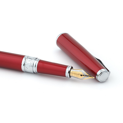 Ручка перьевая Pierre Cardin SECRET Business, цвет - красный. Упаковка B.