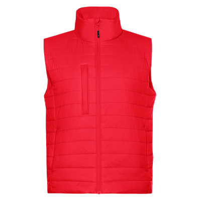 Жилет унисекс утепленный STAN таффета, 65, 87 (Красный)