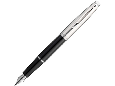 Ручка перьевая Embleme, F (Черный, серебристый)
